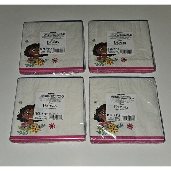 NEW Encanto Birthday Party Supplies Lot Disney 4 Packages Napkins House - Picture 2 of 5